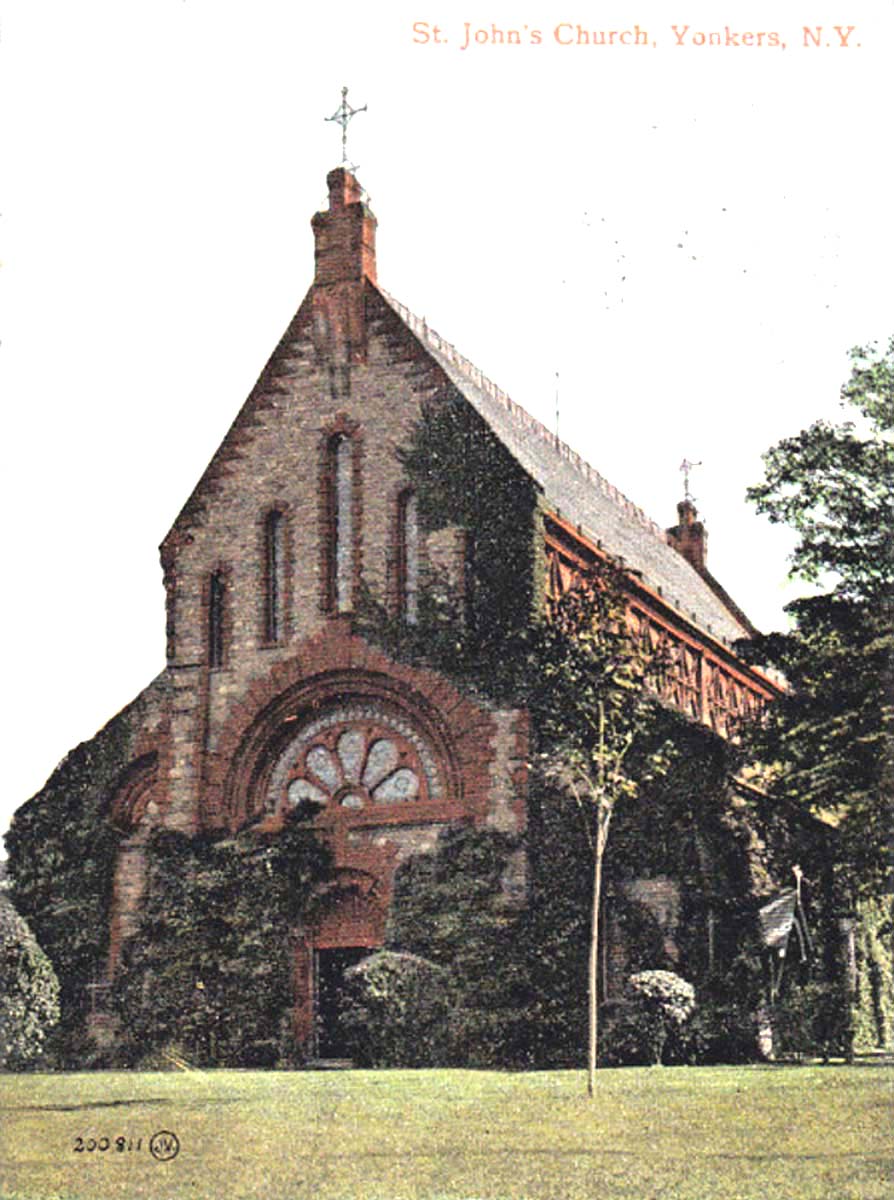 Yonkers. St John's Church, 1909