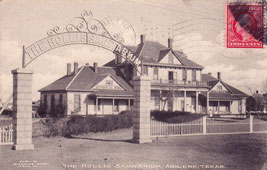 Abilene. The Hollis sanitarium, 1909