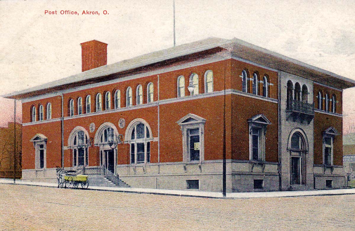 Akron, Ohio. Post Office, 1910s