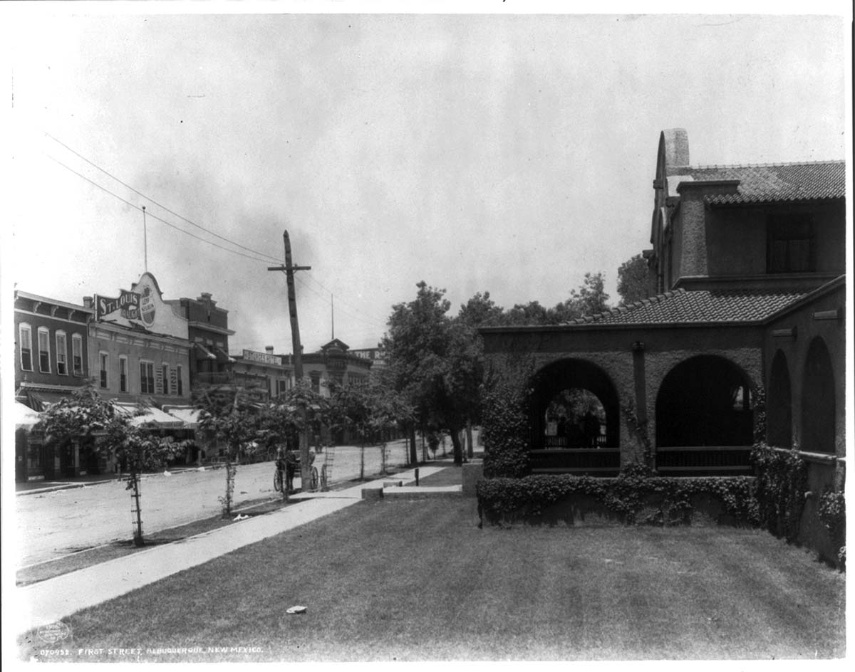 Albuquerque. First Street, 1908