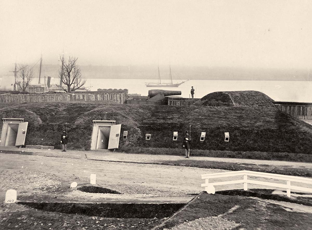 Battery Rodgers, Potomac River, near Alexandria, circa 1865