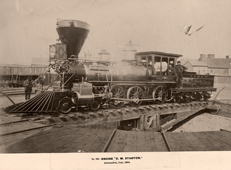 Alexandria. Engine 'E.M. Stanton', July 1864