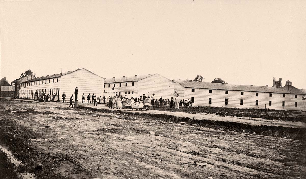 Alexandria, Virginia. Freedman's Barracks, circa 1865