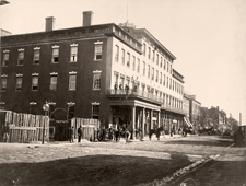 Alexandria. Mansion House Hospital, Mansion House Hotel, circa 1865