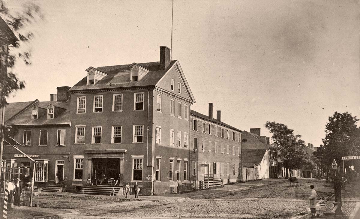 Alexandria, Virginia. Marshall House, circa 1865