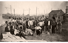 Alexandria. Quartermaster's Wharf, circa 1865