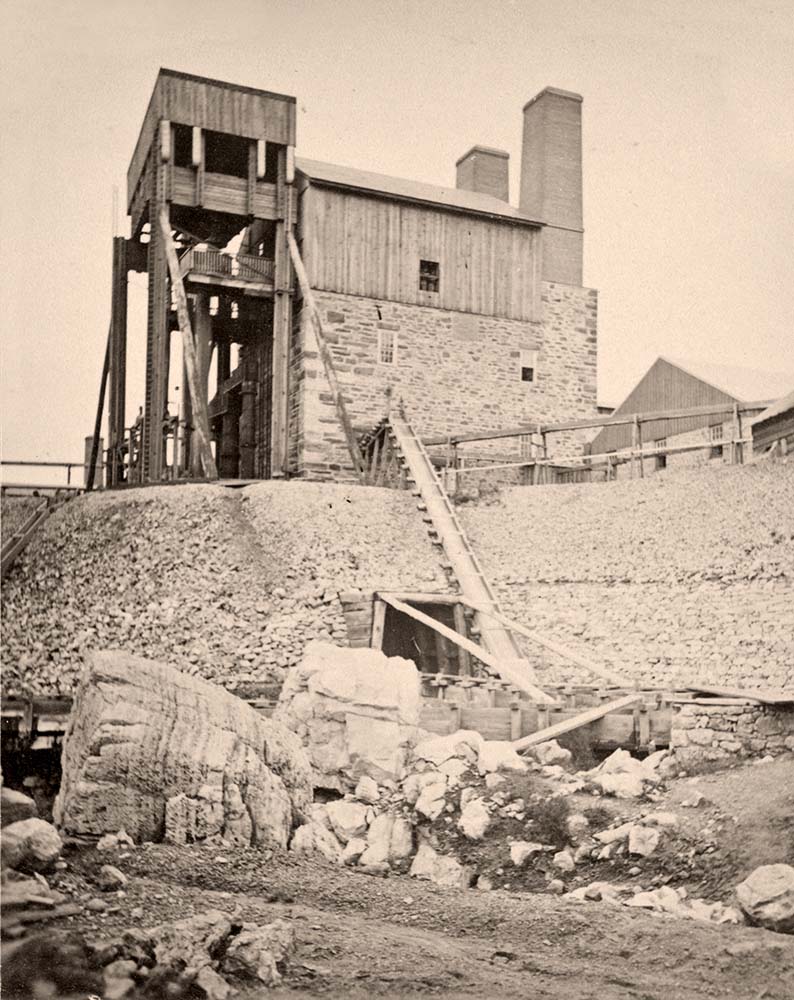 Allentown, Pennsylvania. Friedensville Zinc Mines, 'The President' pumping engine