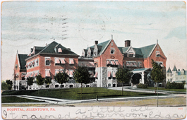 Allentown. Hospital, 1907