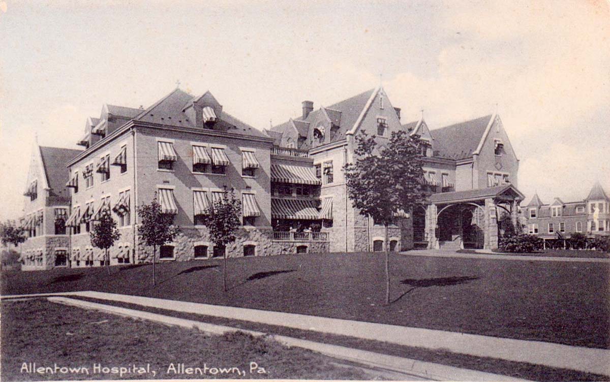 Allentown, Pennsylvania. Hospital, circa 1920