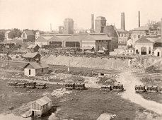 Allentown. Iron Works, 1889