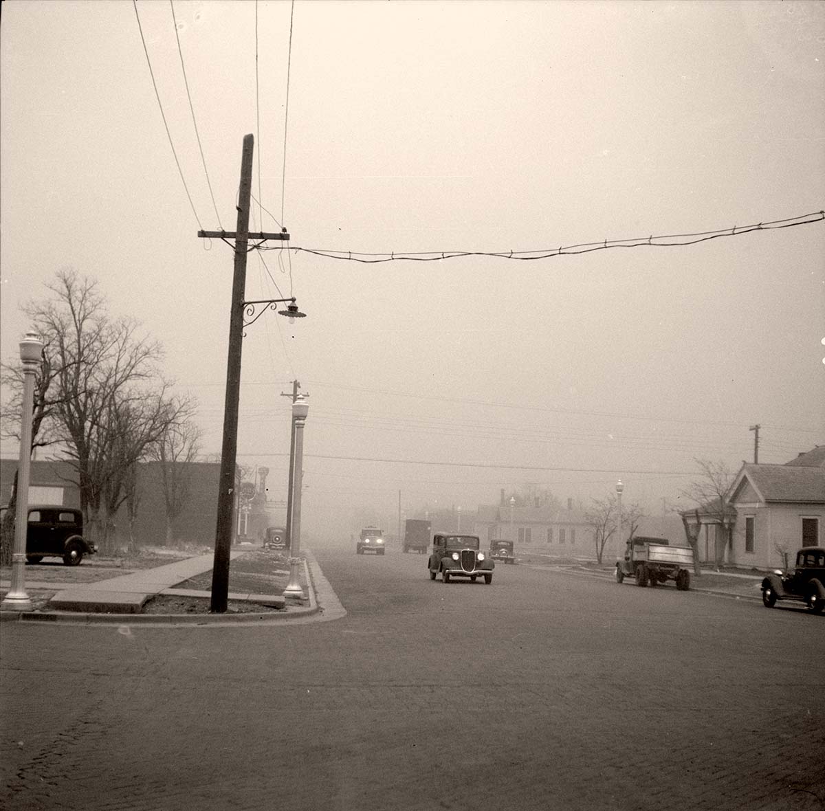 Amarillo. Dust storm, 1936
