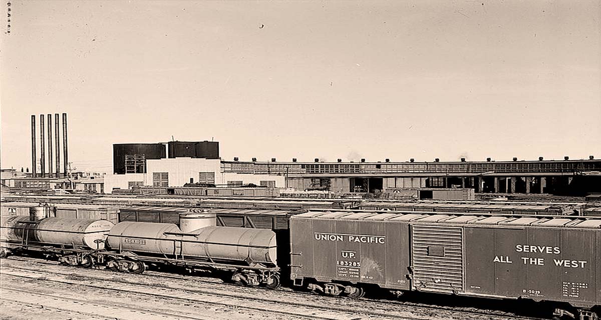 Amarillo. Railroad yards, 1942