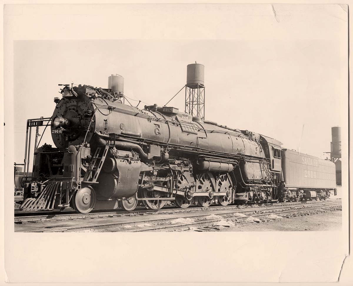 Amarillo. Steam locomotive, 1959