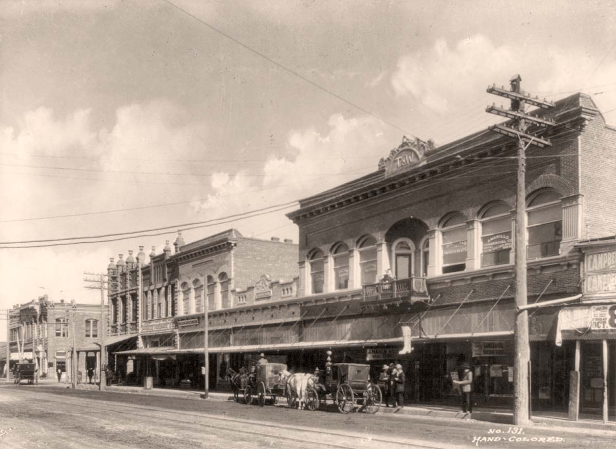 Amarillo. View to Main (i.e., Polk) Street, between 1909 and 1919