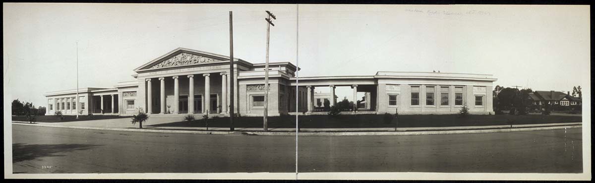 Anaheim. Public school building, 1915