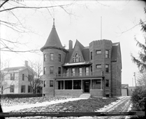 Ann Arbor. University of Michigan, A Fraternity House, Zeta Psi, circa 1900