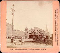 Atlanta. Railroad station, 1891
