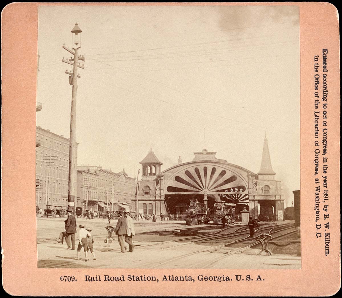 Atlanta, Georgia. Railroad station, 1891