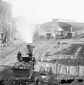 Atlanta. Railroad yard, 1864_1