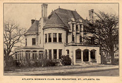 Atlanta. Womans Club, 946 Peachtree street, 1910