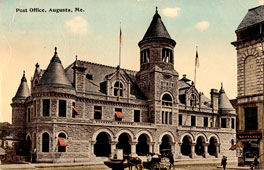 Augusta. Old Post Office at Water Street