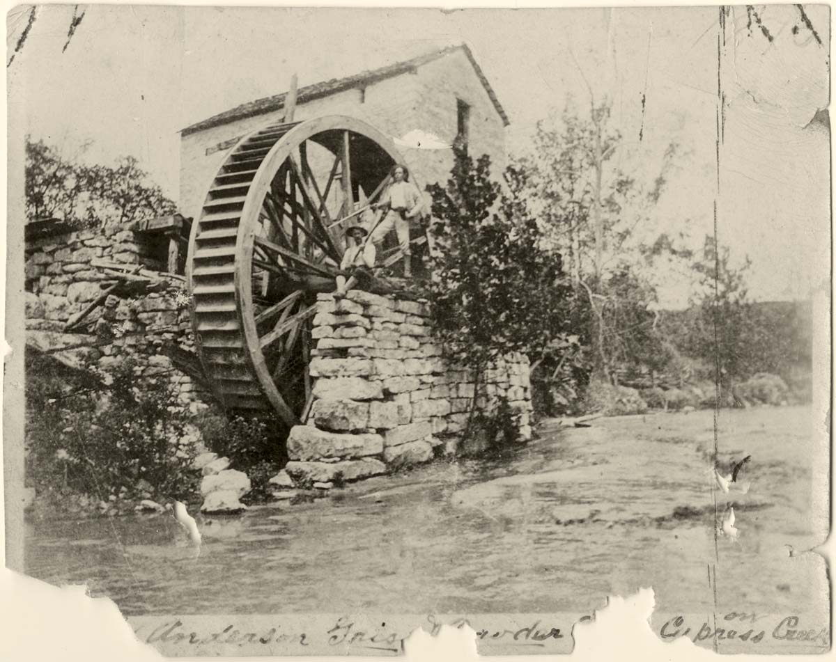 Austin, Texas. Anderson Mill on Cypress Creek, 1935