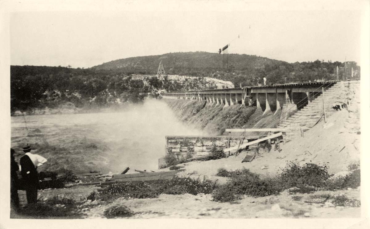 Austin, Texas. Dam, 1938