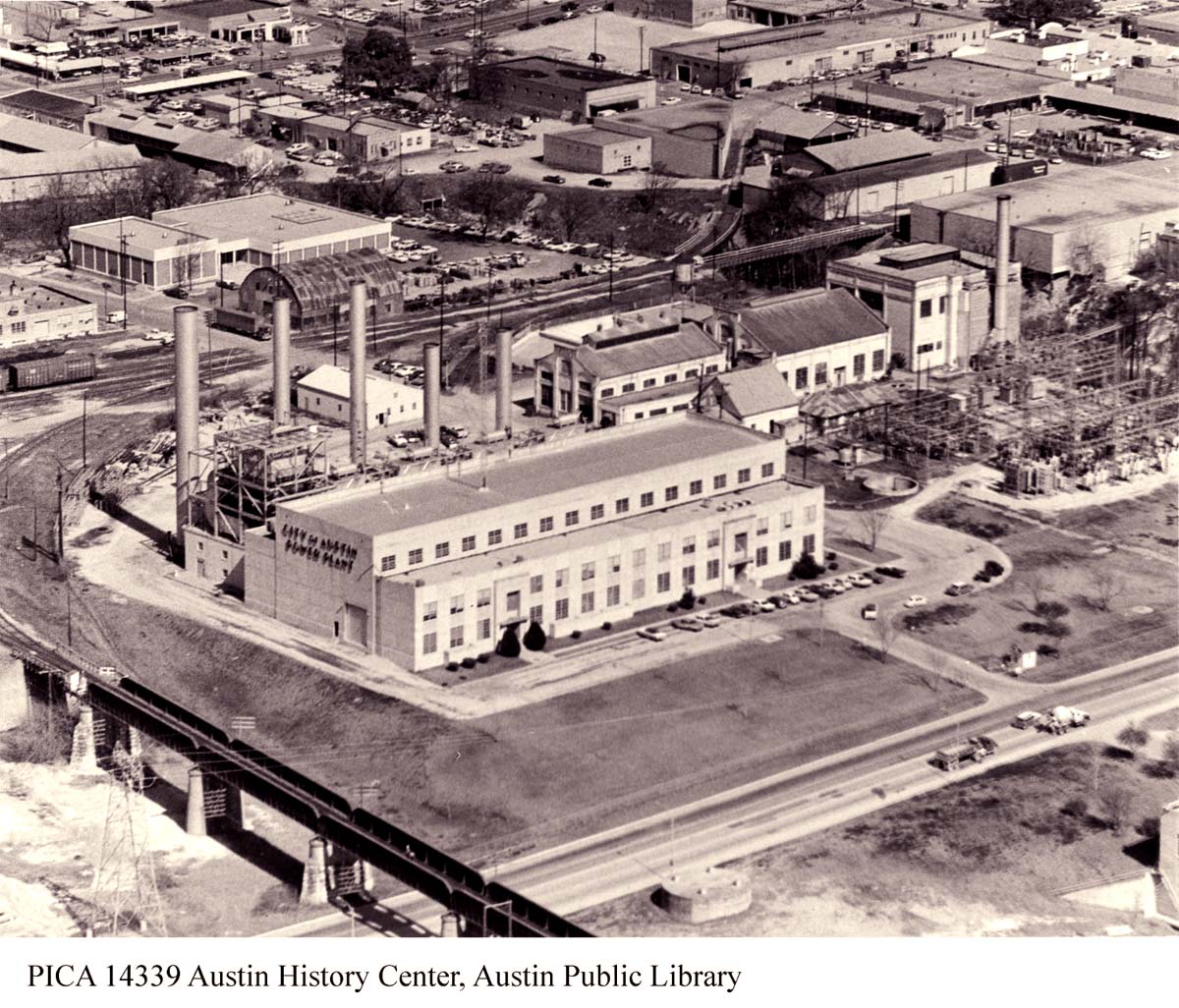 Austin, Texas. View of Seaholm Power Plant