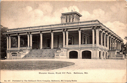 Baltimore. Druid Hill Park, Mansion House, 1905