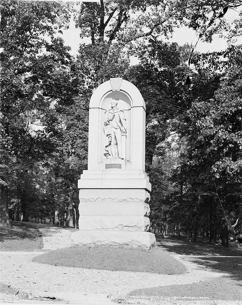 Baltimore. Druid Hill Park, Washington Monument