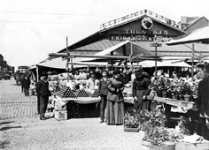 Baltimore. Lexington Market, circa 1900