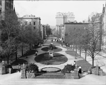 Baltimore. Mount Vernon Place looking north, 1906