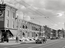 Baltimore. Row houses, 1940