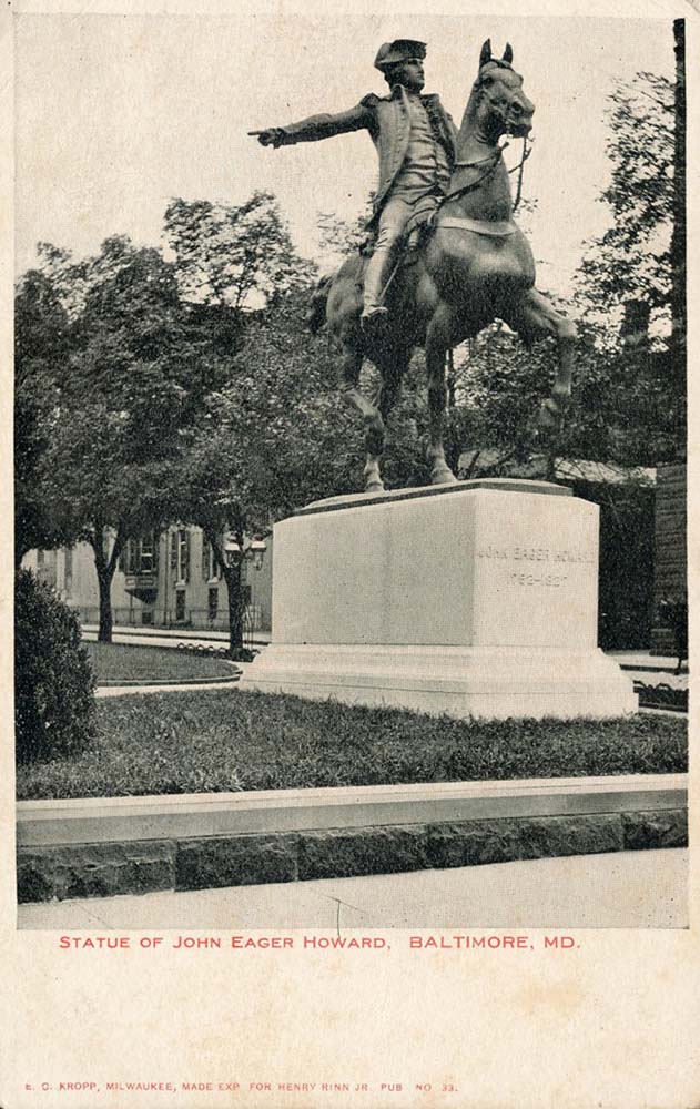 Baltimore. Statue of John Eager Howard