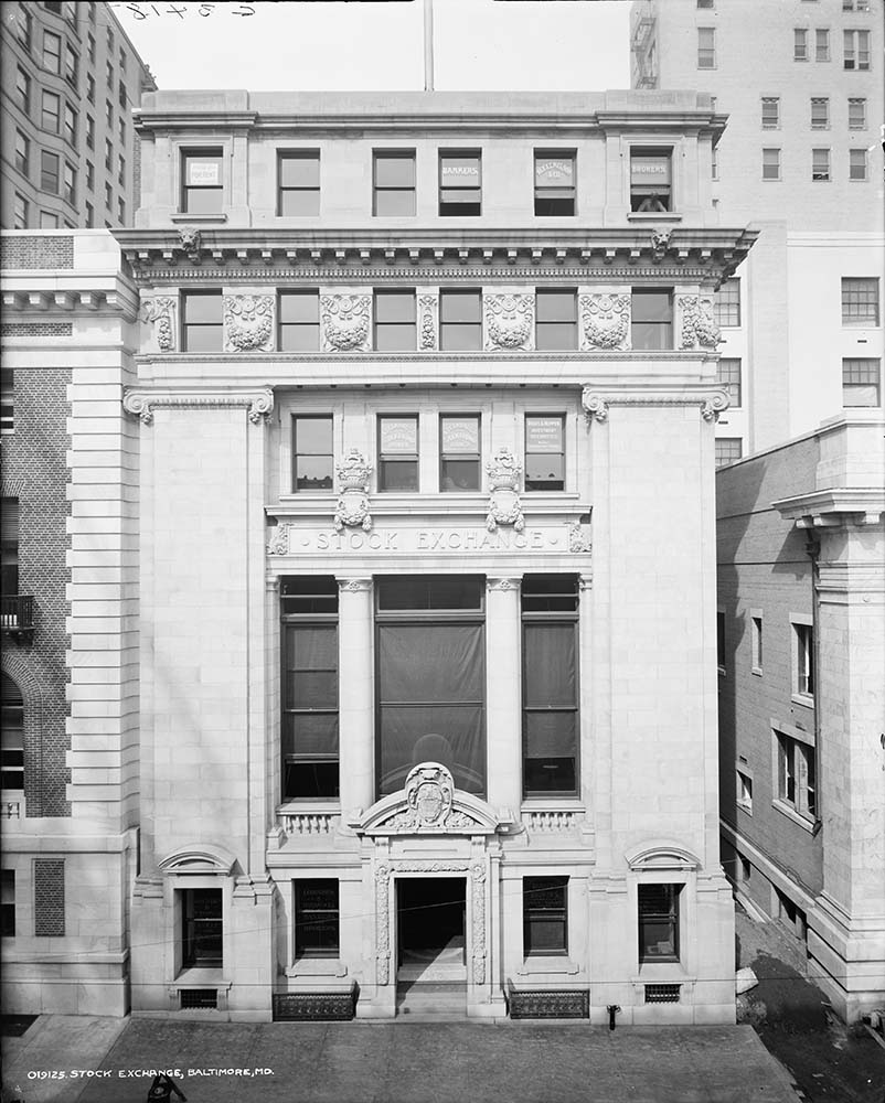 Baltimore. Stock exchange, 1906