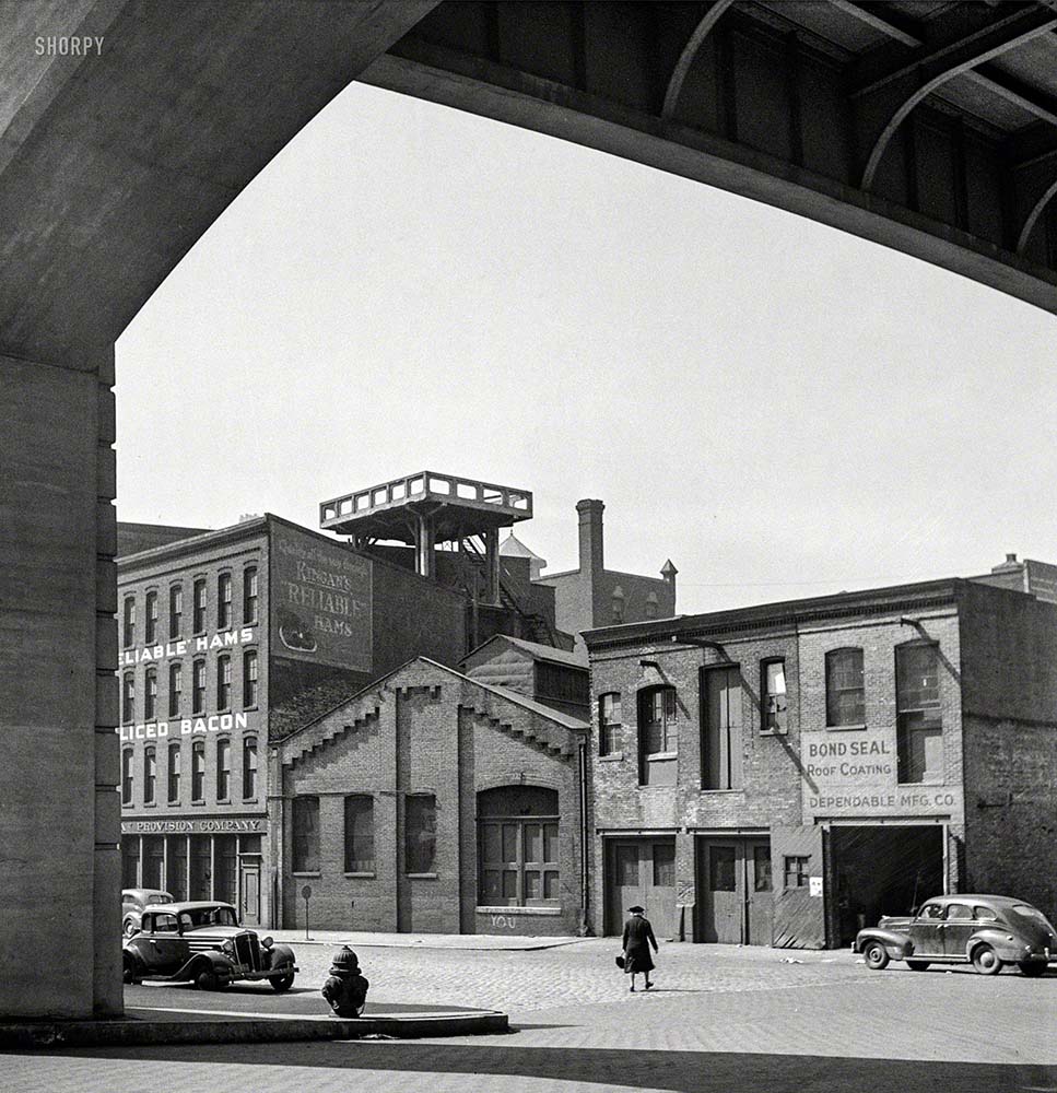 Baltimore. Street under viaduct, April 1943
