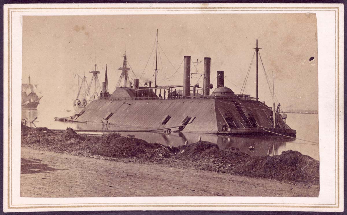 Baton Rouge. Ironclad USS Essex, 1862
