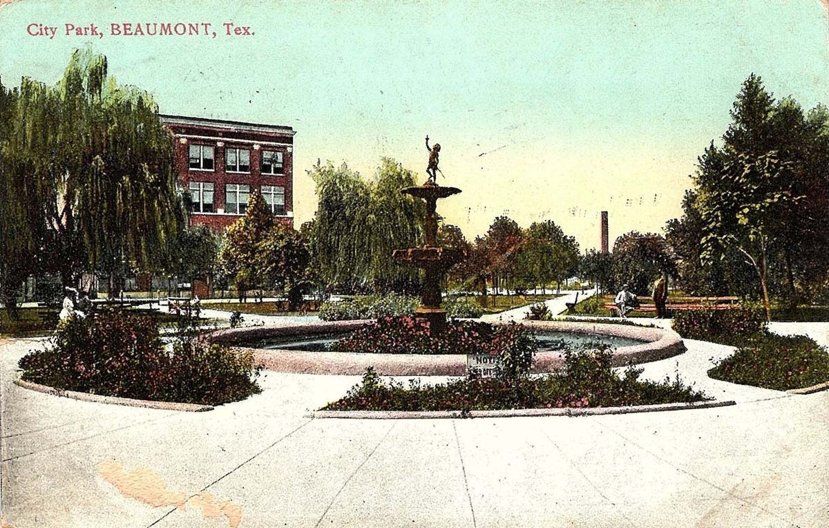 Beaumont, Texas. City Park, 1908