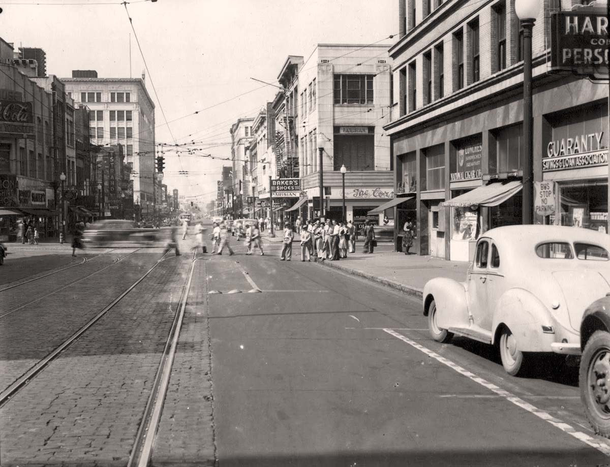 Birmingham, Alabama. 3rd Avenue North, circa 1940