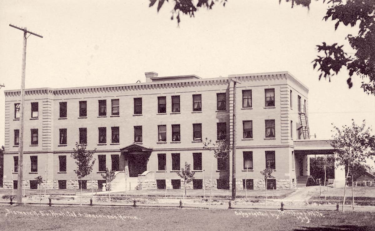 Bismarck. Evangelical Hospital, 1906