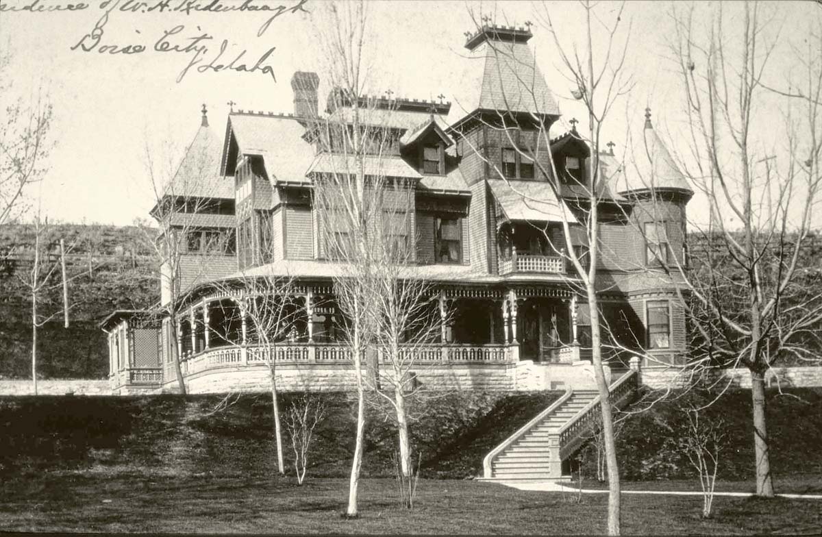 Boise. The 1892 Ridenbaugh House, near Protest Hill off Boise Avenue