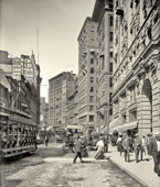 Boston. Newspaper Row Washington Street, 1906