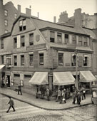 Old Corner Bookstore, first brick building in Boston, circa 1900