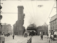 Salem district - Boston and Maine Railroad depot, Riley Plaza, circa 1910