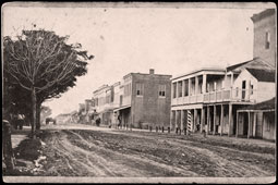 Brownsville. Panorama of the city, 1865