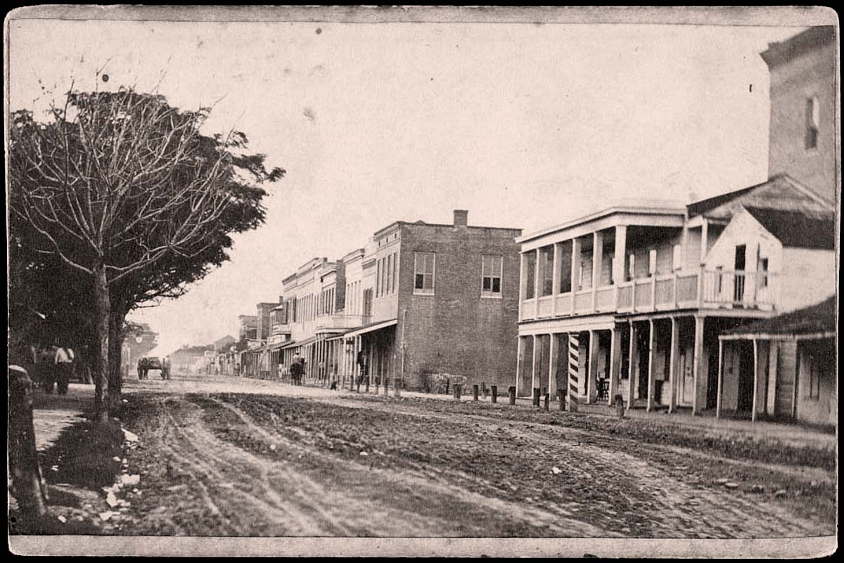 Brownsville, Texas. Panorama of the city, 1865