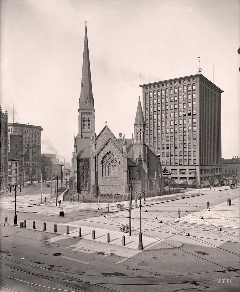 Buffalo, New York. St Paul's Episcopal Cathedral, circa 1900