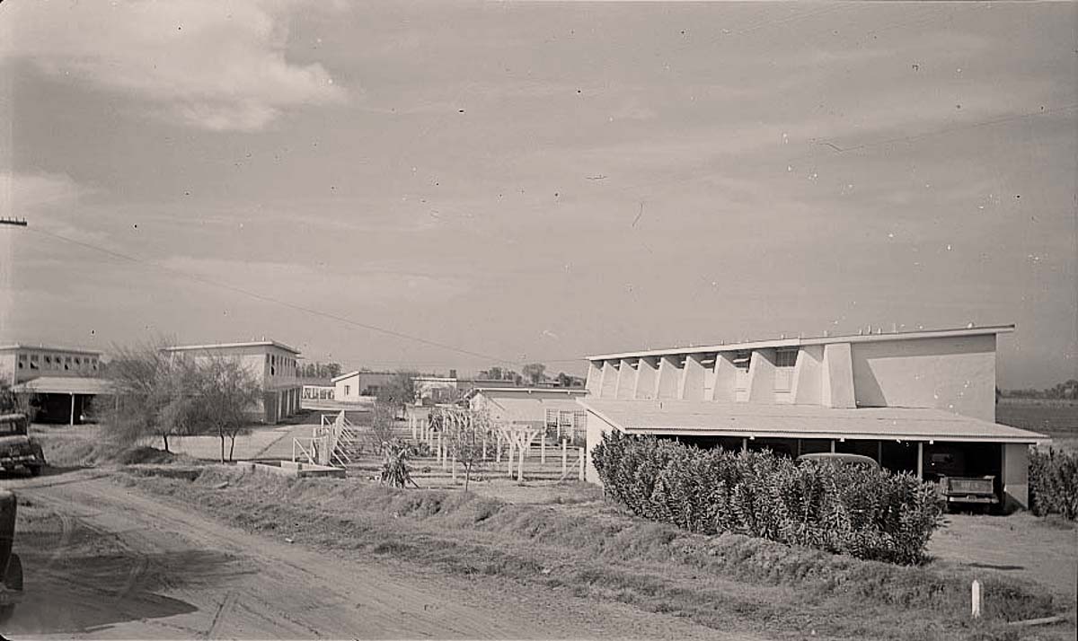 Chandler, Arizona. Apartment buildings, 1936