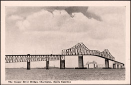 Charleston. Cooper River Bridge, 1930s
