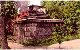 Charleston. Mausoleum, Middleton Place Gardens, 1910s